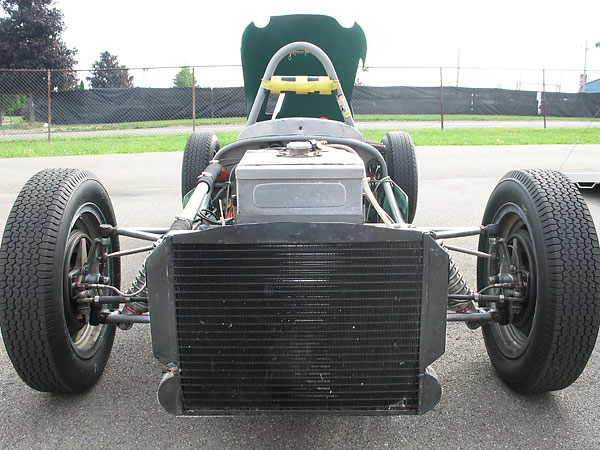 Combined radiator (above) and oil cooler (below).