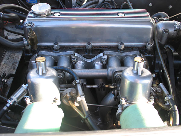 Dual S.U. 1.75 inch carburetors.