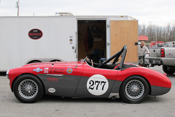 Gerry Coker was the sole body designer of the Austin Healey 100.