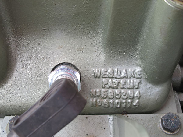 Weslake aluminum cylinder head.