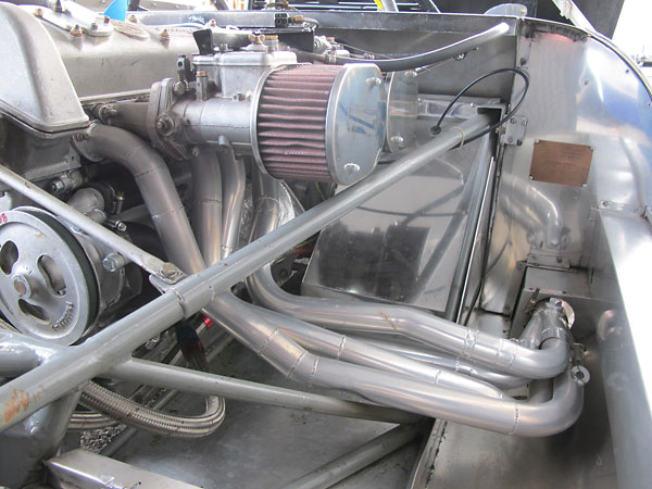 Custom 4-into-1 header, Jet-Hot coated inside and out.