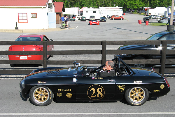 Michael Zappa's 1962 MG MGB Race Car, Number 28