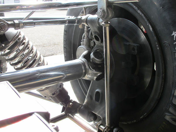 Brabham proprietary magnesium uprights.