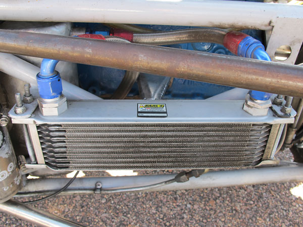 Earl's 10-row oil cooler.