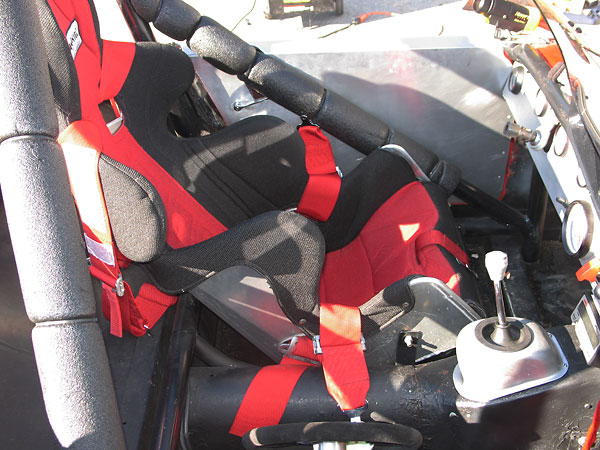 Ultra-Shield aluminum racing seat.