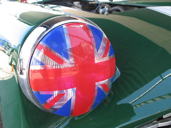 Sportscar racers tape over their headlamps.