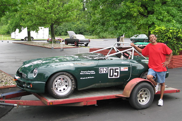 Robert Maupins brought Phil's MG RV8 to the BritishV8 2010 meet in Indianapolis.