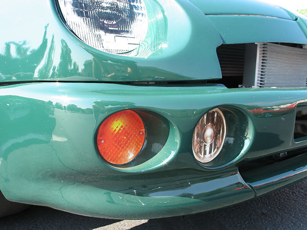 Headlight surround, installed.