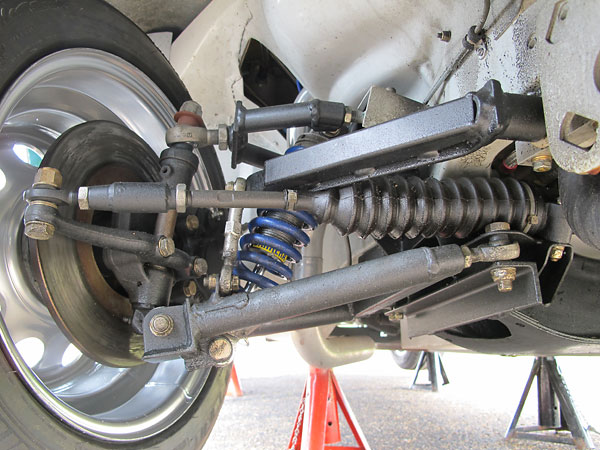 Carrera coilover shock absorbers.