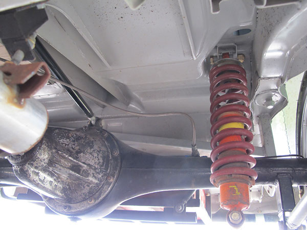 Koni coilover shock absorbers.