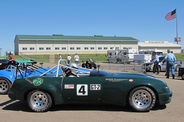 To race in SCCA, MGBs must normally choose between two classes.