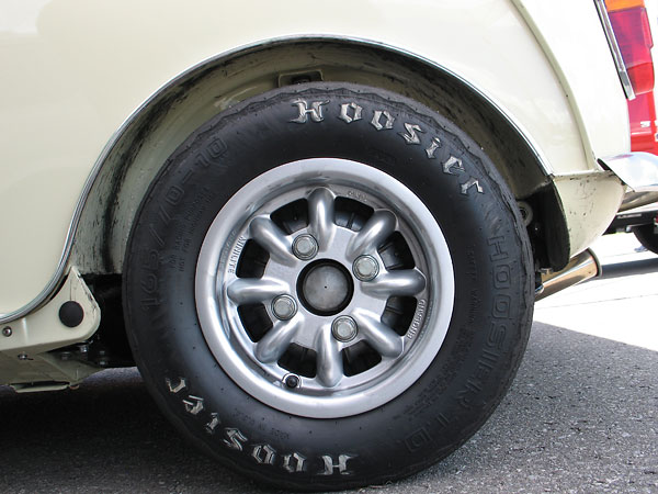Hoosier T.D. 165/70-10 tires.