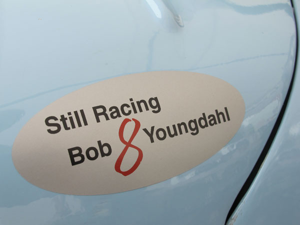 Still Racing: Bob Youngdahl #8. (Bob passed away on February 21, 2012.)