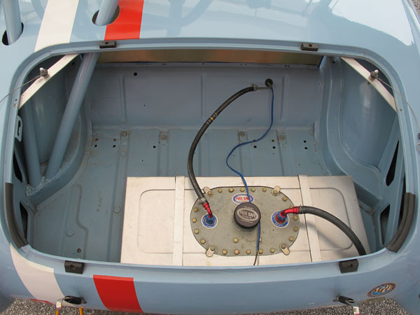 Fuel Safe 8-gallon aluminum-canister fuel cell.