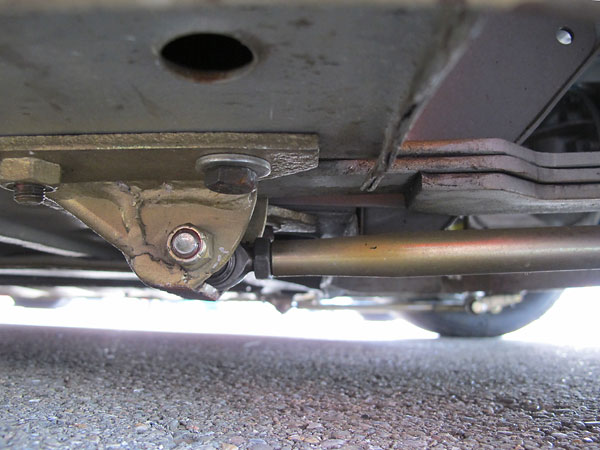 This is one of the radius rod mounting brackets.
