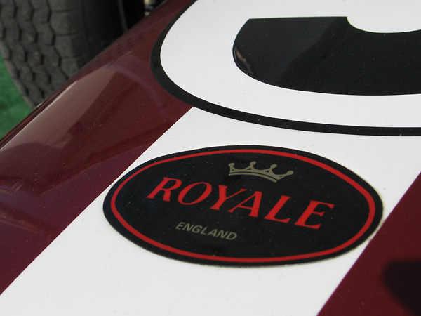 Bob King chose Royale as a tradename for racecars produced by his company, Racing Preparations Ltd.