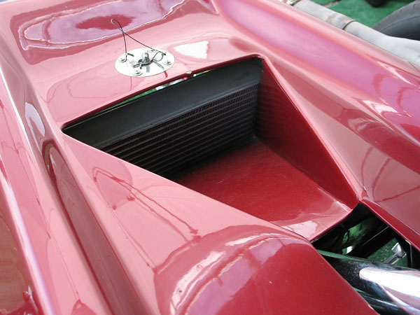 This nicely detailed oil cooler duct is a modification of this particular Royale RP3-A.