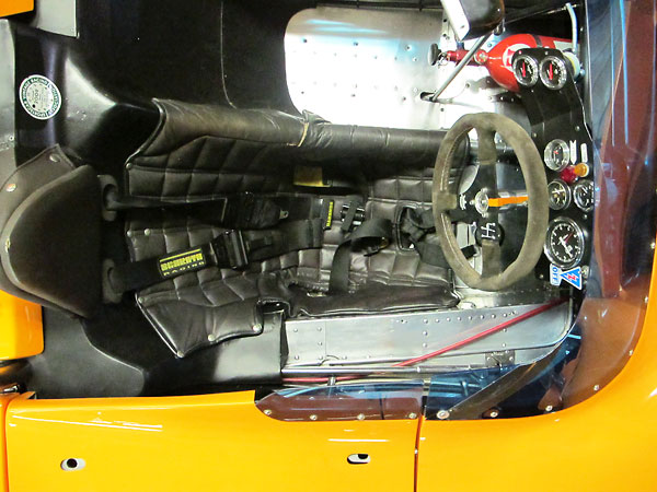 The McLaren M8F featured 3 inches of extra length, added right in the middle.