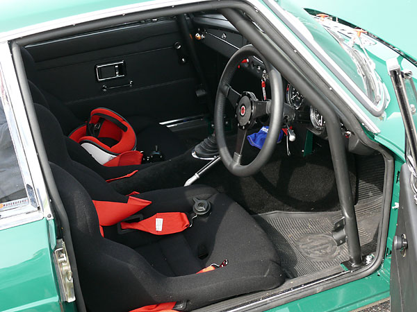 Ridgard RS9 racing seats with Willans four-point harnesses