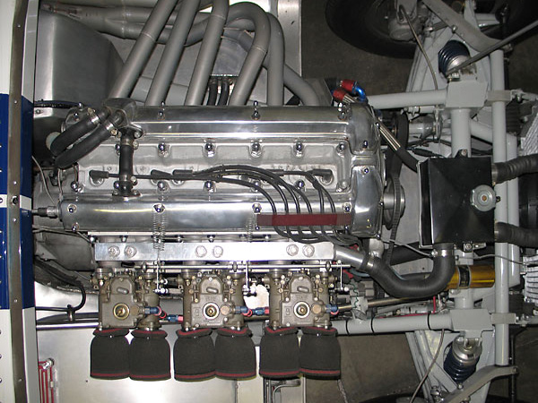 Jaguar D-Type 3.8L DOHC six cylinder engine.