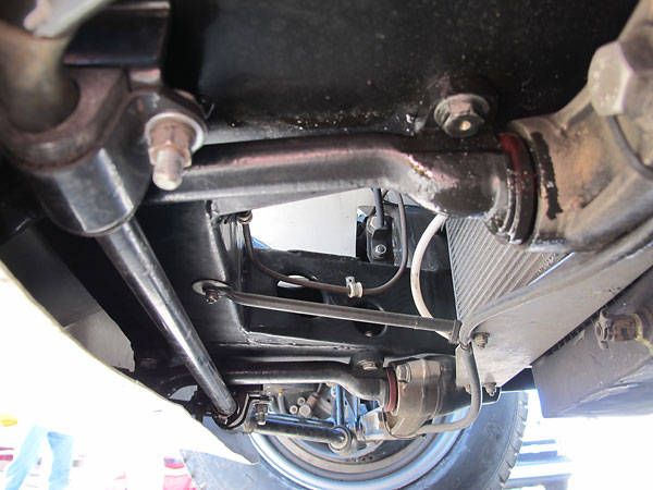 Torsion spring front suspension.