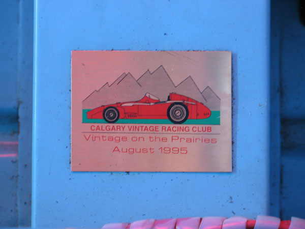 Calgary Vintage Racing Club Vintage on the Prairies, August 1995
