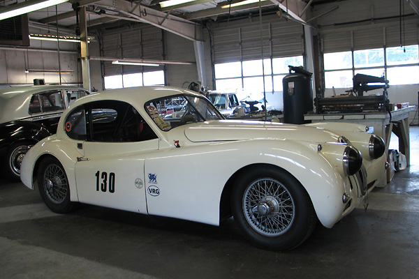 Jaguar XK140 left hand drive fixed head coupe. One of 476 built.