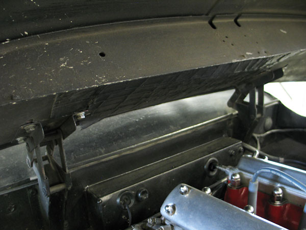 Compared to the XK120, the XK140's engine and firewall are both located about 3 inches further forward.