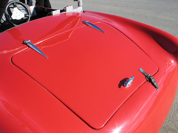Alignment of bonnet and boot lids on this example are remarkably good despite its long racing history.