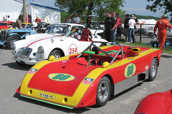Walter Davies' Lola T492 Racecar, Number 60