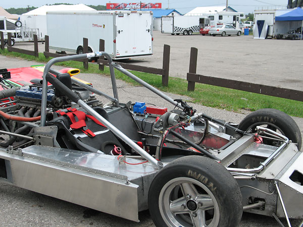 Sports racers generally offer more side-impact protection than open-wheel racecars.